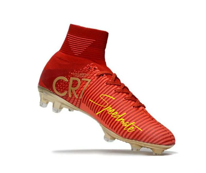 High Quality FG Predator Telstar 18+ Superfly 12 Men Outdoor Training Soccer Shoes Wholesale Men Waterproof CR7 Football Boots