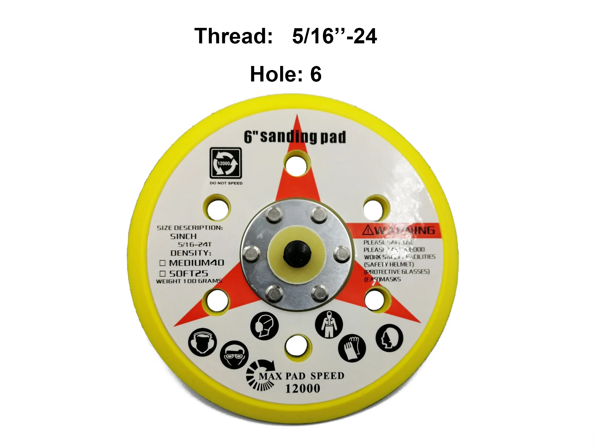 Polyurethane Sanding Backing Pad details