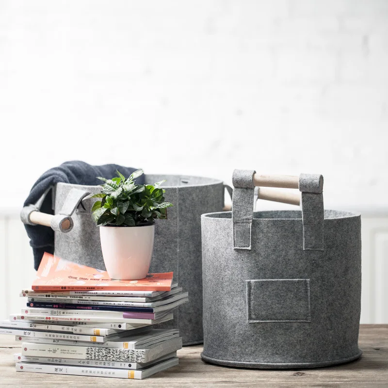 

Felt storage basket desktop felt storage basket clothes storage basket