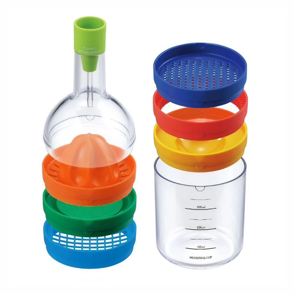 

Best Seller Products on Amazon Cheaper Price Wholesale Plastic Multi Purpose 8 in 1 kitchen Tool Bottle Kitchen Accessories, Color