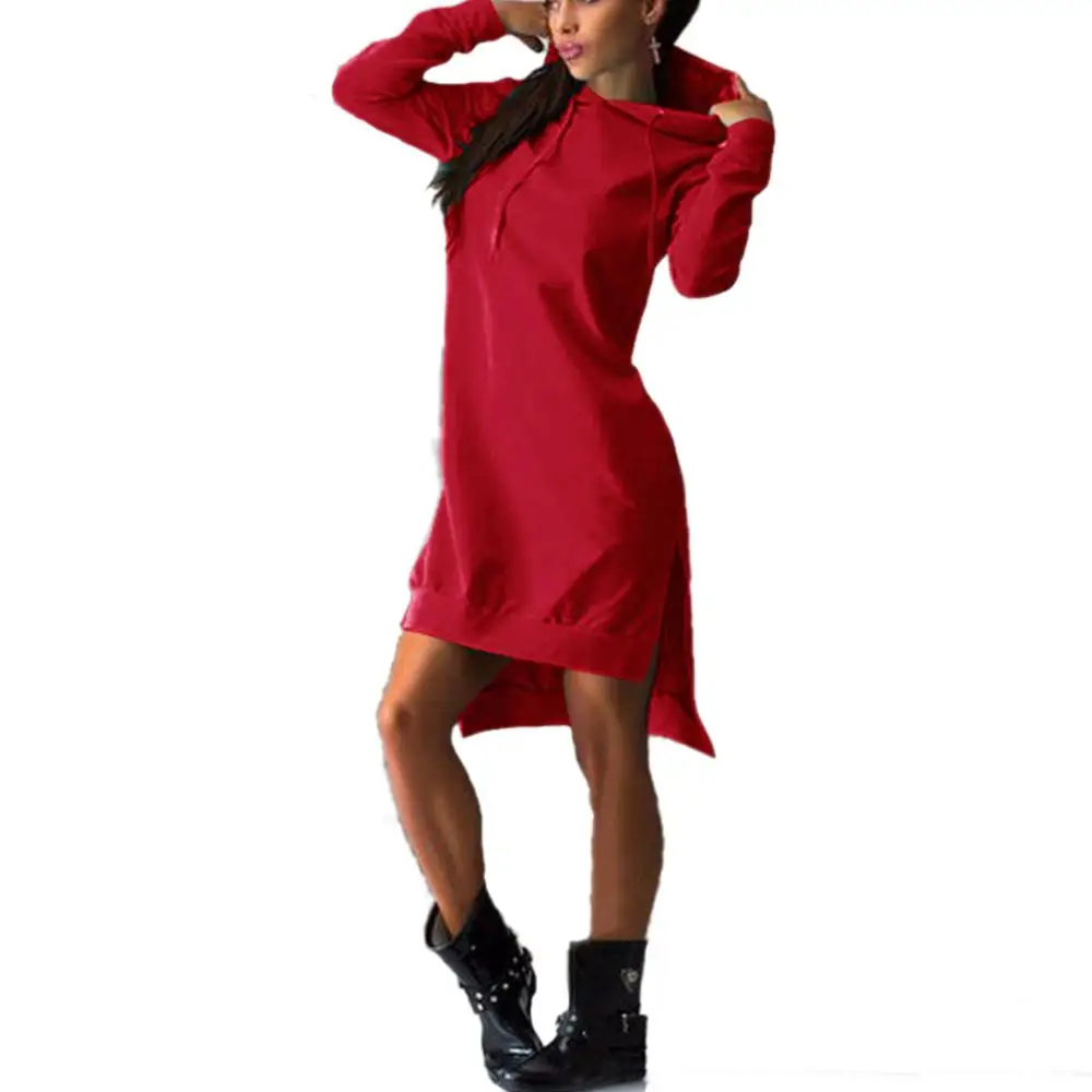 

Women Hooded Autumn Hoodie Long Sleeve Slim College Style Women Hoody Dress Letter Print Hooded Front Pocket Sweatshirt