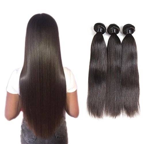 

Brazilian Virgin Straight Remy Hair Swiss Cuticle Aligned all color 100% Human Hair Bundles