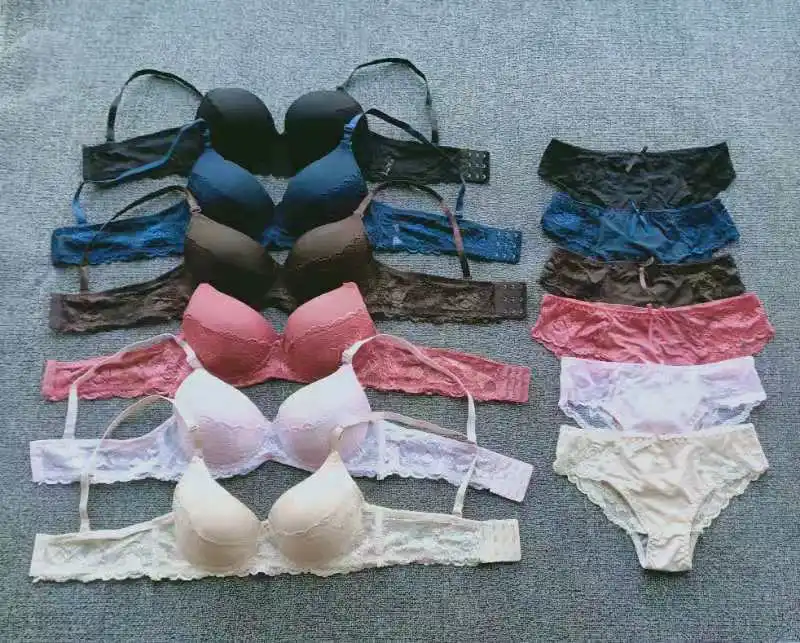 

2019 New design Stylish Hot Sexy Lace push up bra Women Bra And Panty Set