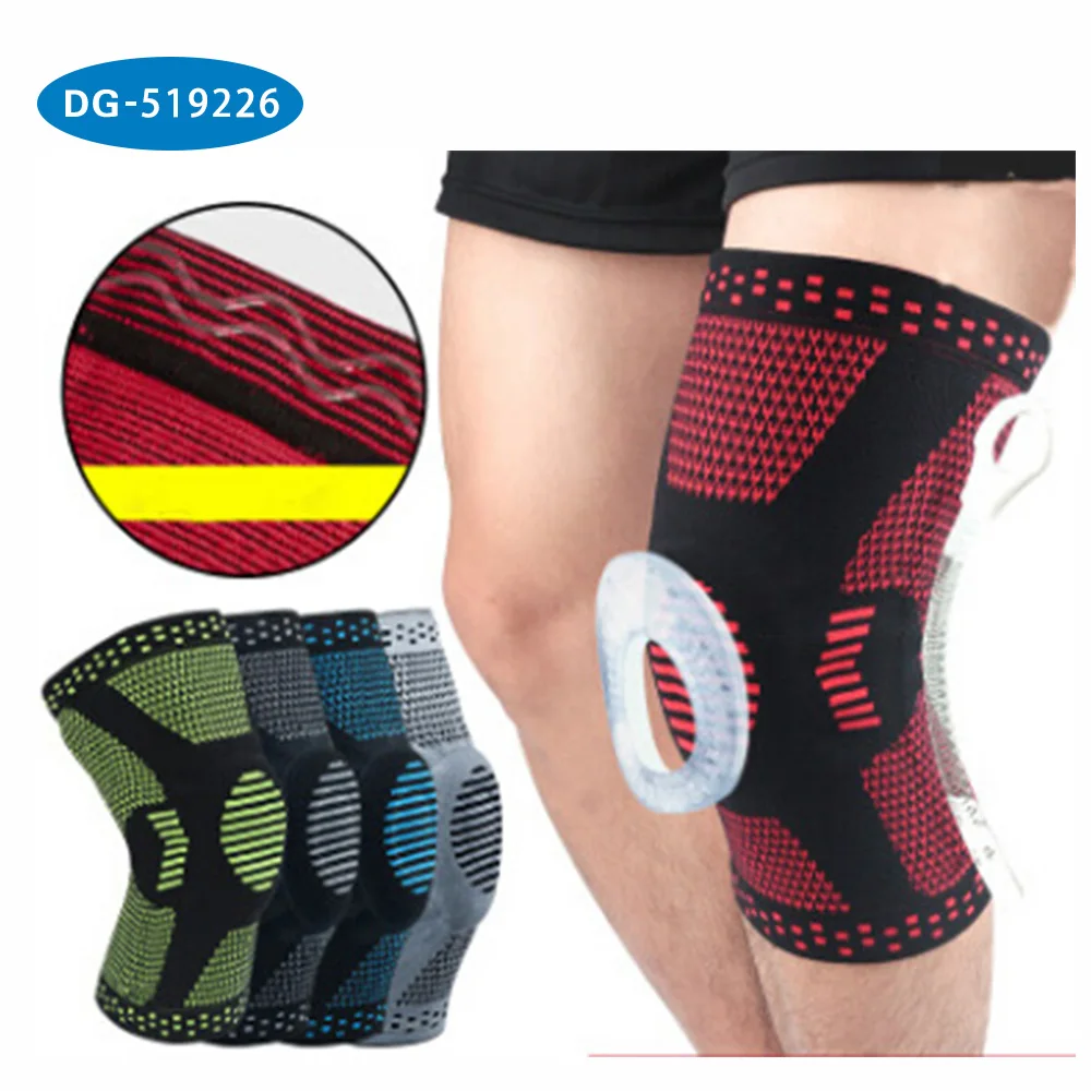 

Compression Knee Compression Sleeve with Side Stabilizers and Patella Gel Pads for sports and outdoor activities, Customized