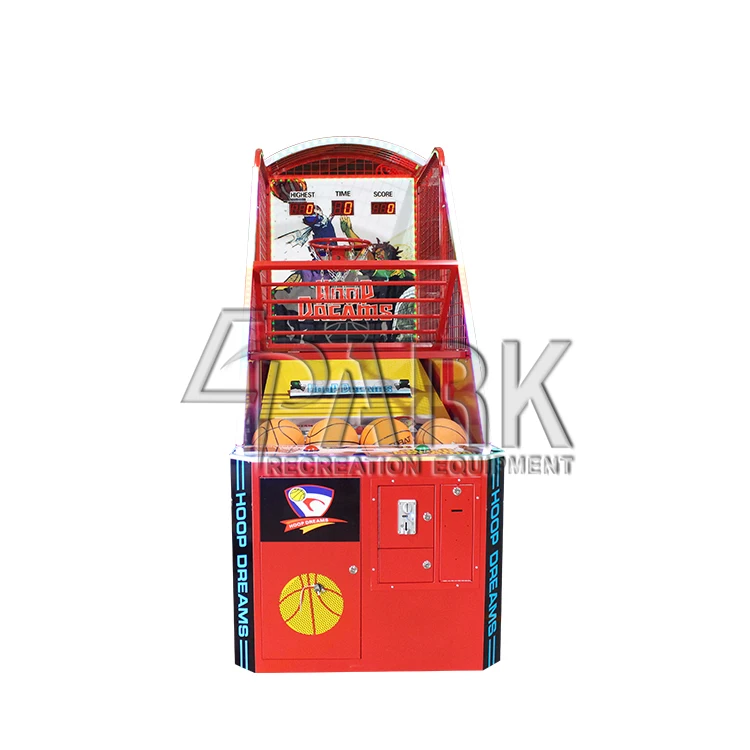 

Among Teenage popular basket ball shooting machine move ball electronic machine coin operated