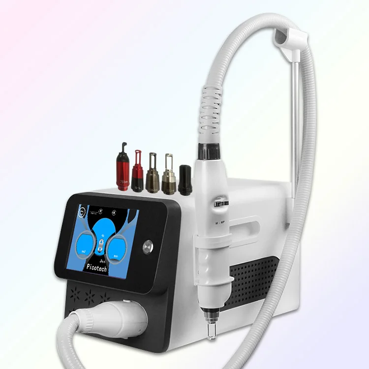 

portable pico laser q switch nd yag laser 532nm 1064nm 755nm tattoo removal machine