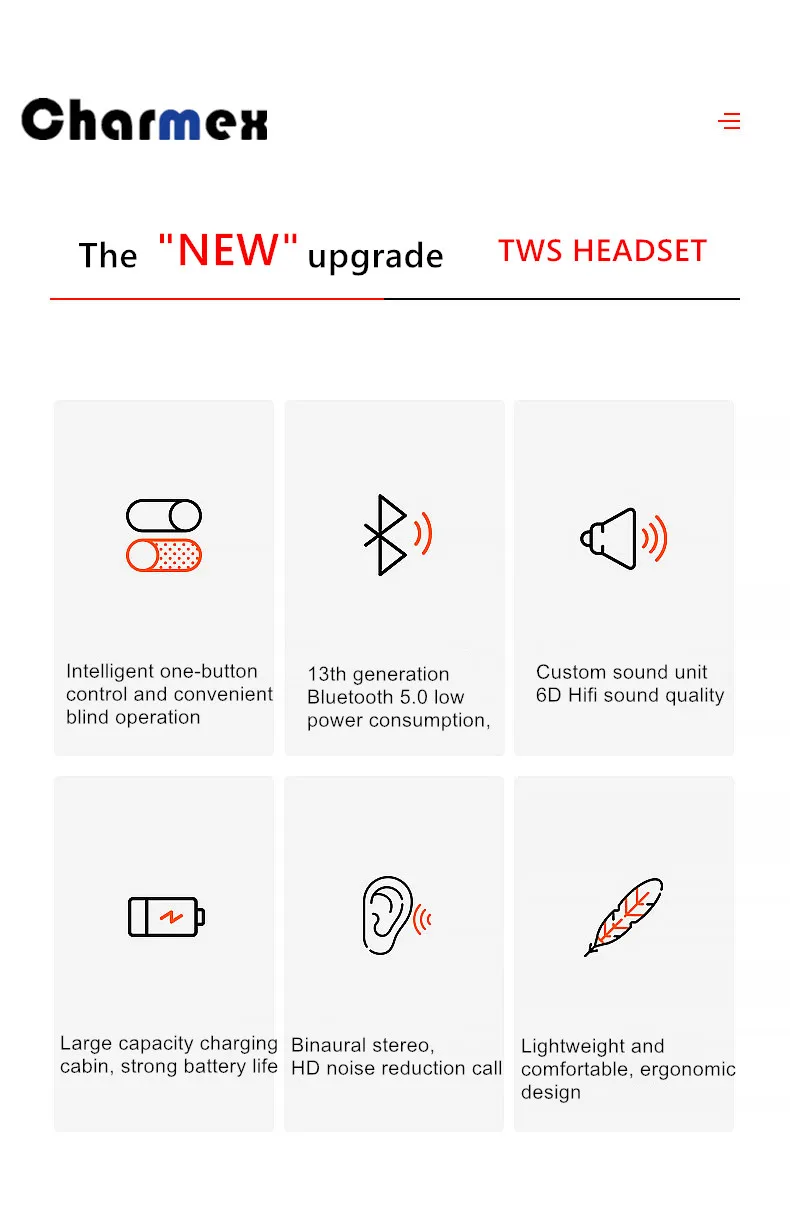 tws bluetooth headset