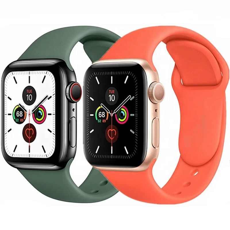 

For Apple Watch Band For Apple Watch Strap Silicone Sport Smart Watch Band Accessories 38mm 42mm 40mm 42mm