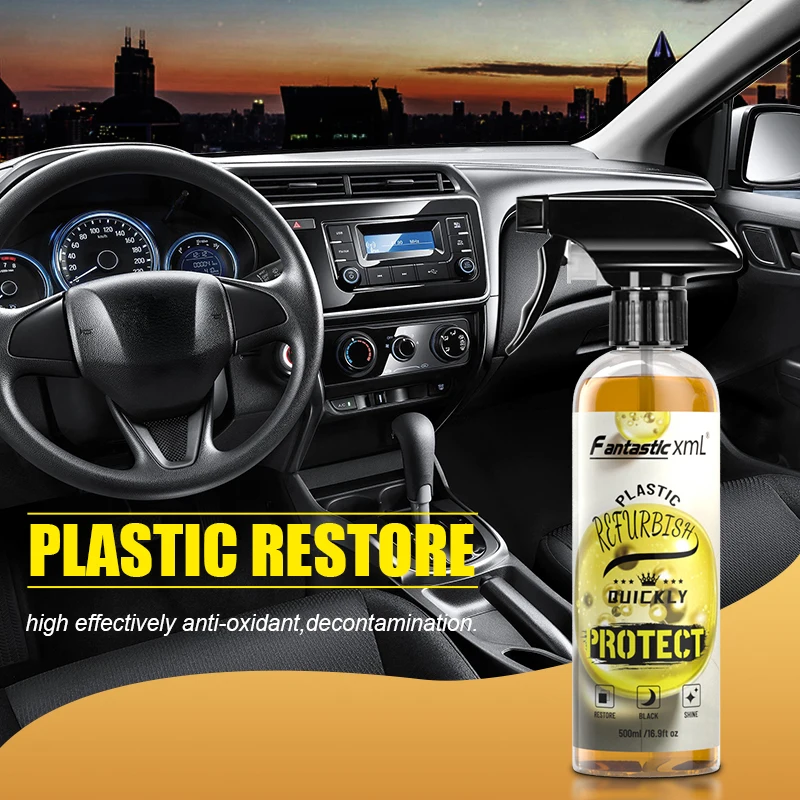 

Wholesale OEM Other Car Care Product Anti Aging Best Plastic Restoration Car Products Liquid Plastic Coating 500ML