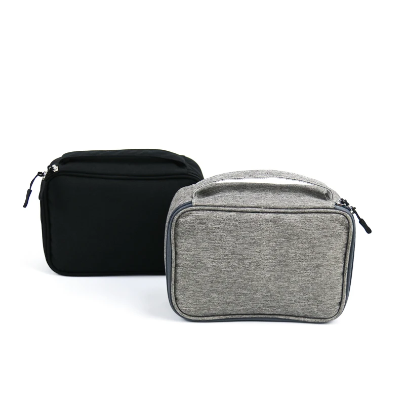 

New Product For Child Storage Bento Box Heat Preservation Wearproof Mess Tin Protect Bag For School EVA Lunch Box Storage Case, Silver