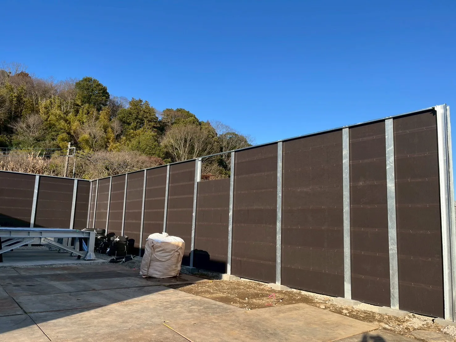 modular metal noise barrier panels for energy storage noise control