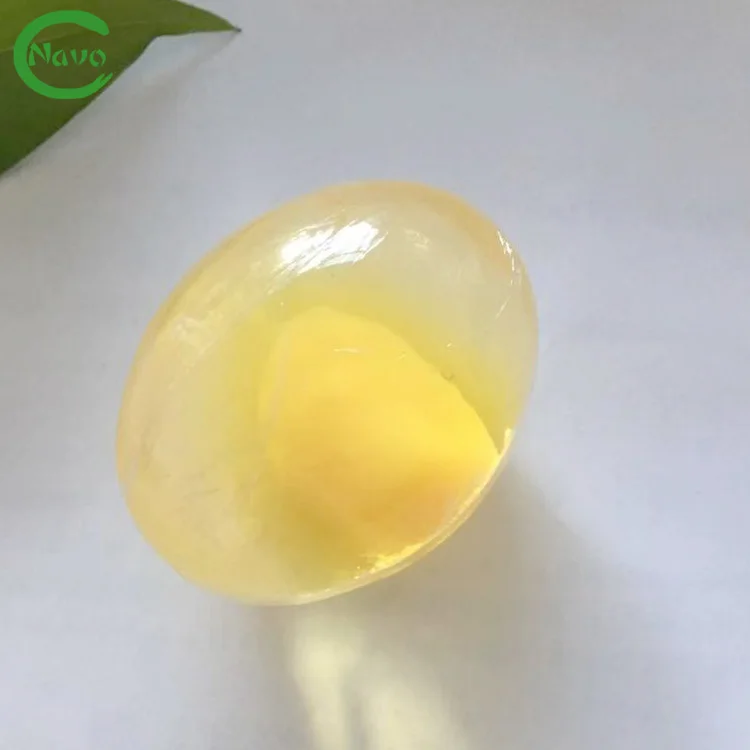 

oem gift collagen white face nice shape egg yolk soap, Light yellow