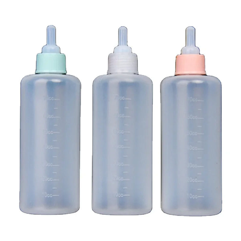 

Pet baby bottle dog kitten bottle silicone nipple newborn dog kitten bottle