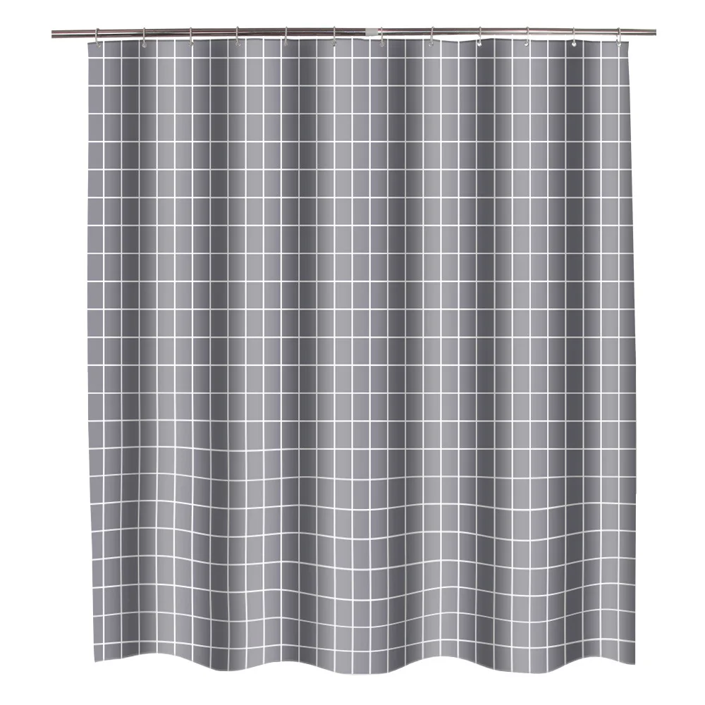 

Custom Pattern Wholesale Polyester Thickening Luxury Funny Shower Curtains Bathroom Set Curtain, Customized color