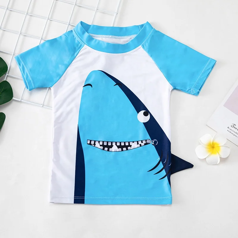 

Custom Cartoon swimming suit for boy kids boy swim suit swim suit shark