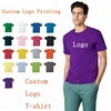 First Class Quality 100% Cotton Custom Men T Shirt Printing With 20 Colors For Your Selection