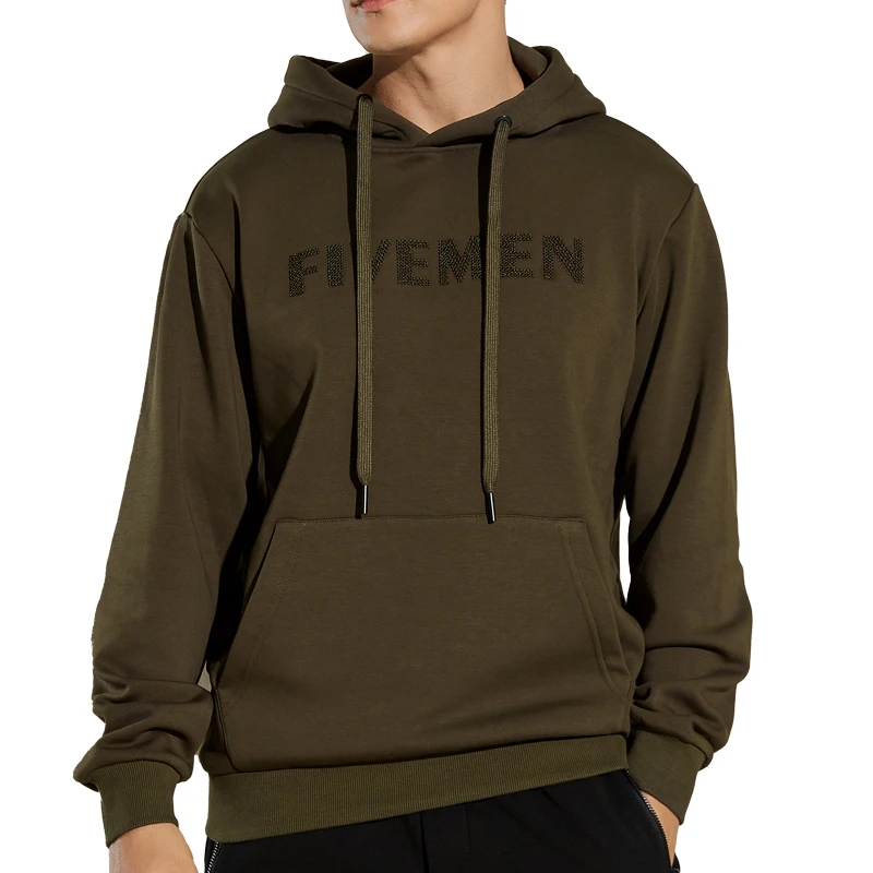 

embroidered quality black men custom logo fitness jumper hoodies, Customized color