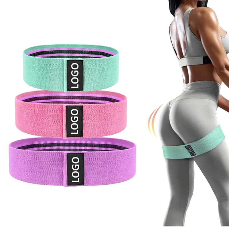 

2021 Hot Sale Butt Lift Resistance Band Set Exercise Resistance Nude Colour Booty Bands, Pink, cyan, purple, gray, dark gray, black,customized color