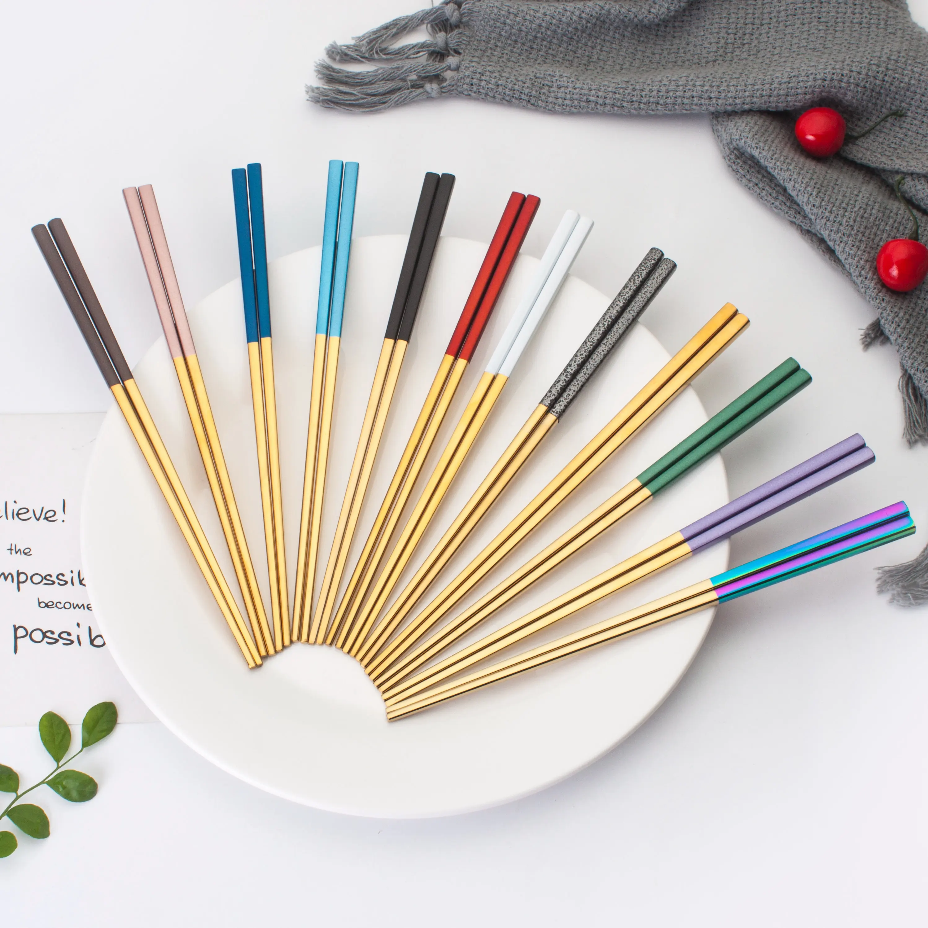 

Customized Hotel Restaurant Home Japanese Eco-Friendly Chopsticks