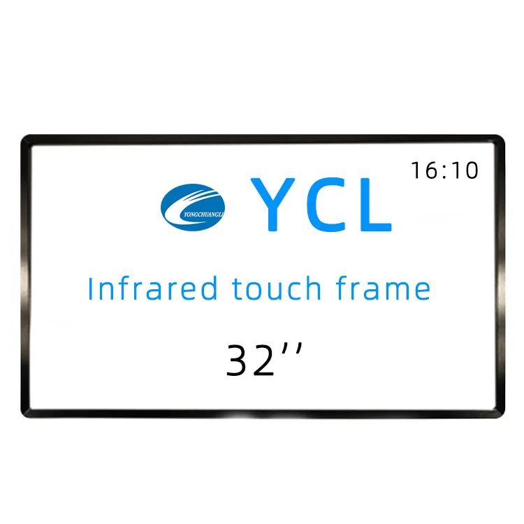 

Hot selling 32 inch multi-touch smart interactive infrared touch screen frame for LCD panel