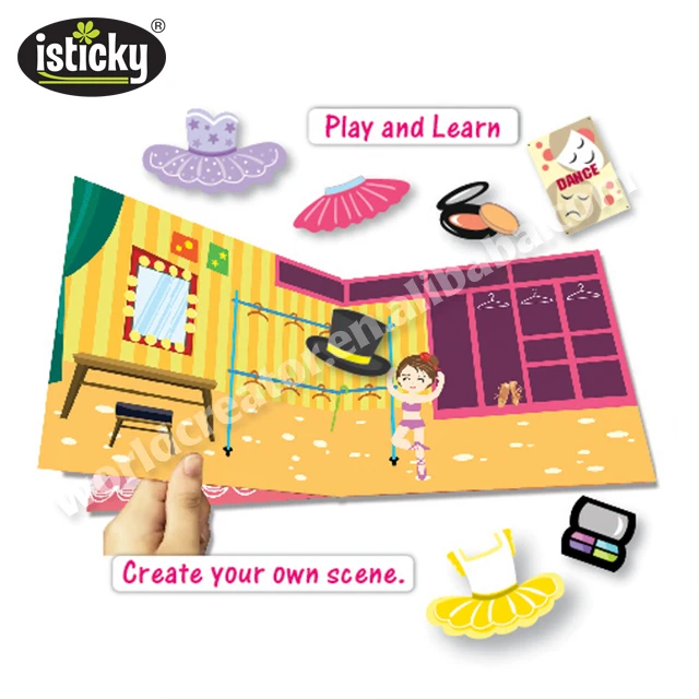 
High quality custom offset printing cartoon children sticker book 