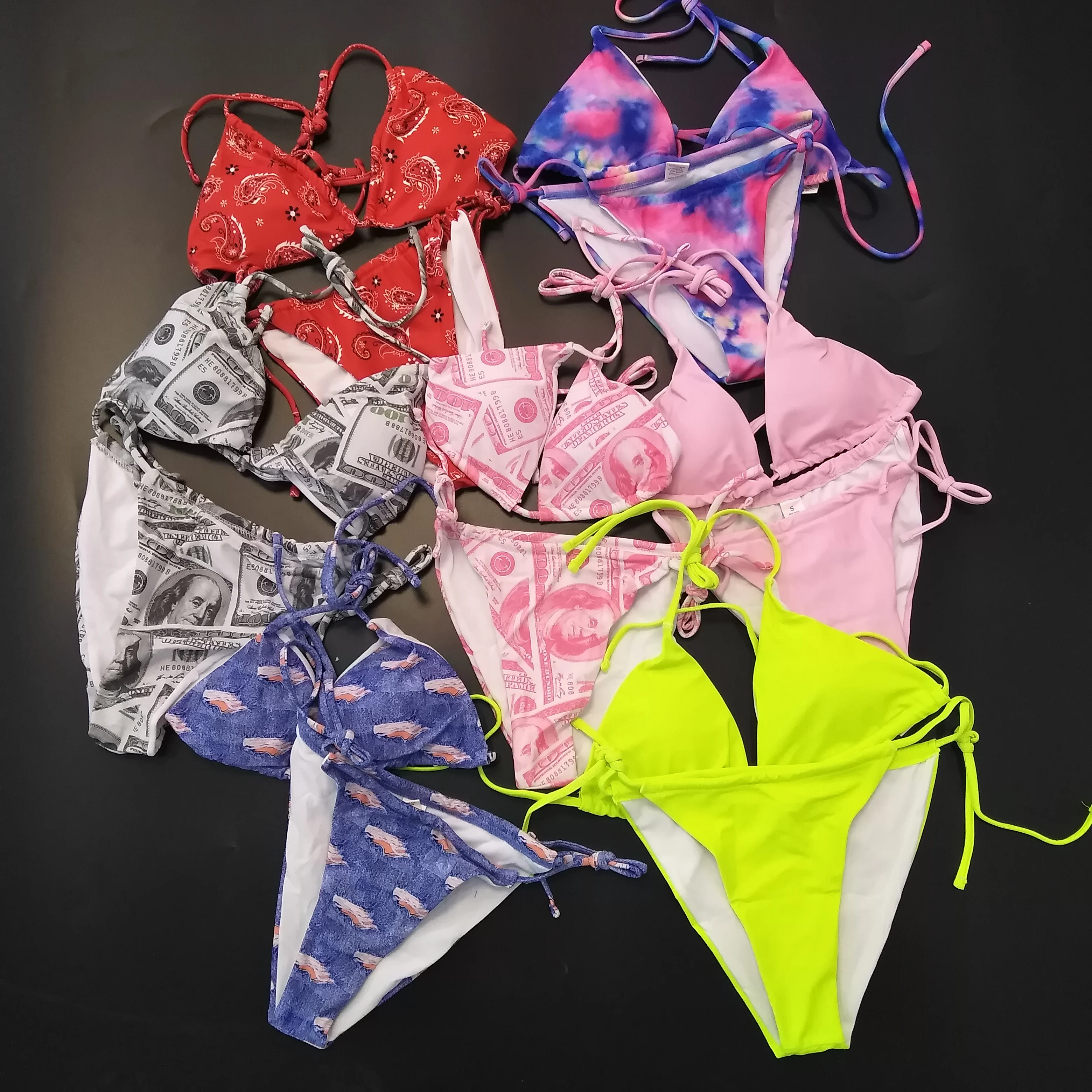 

2021 custom sexy plus size swimwear woman swimsuits designers bathing suits bikini sets for women