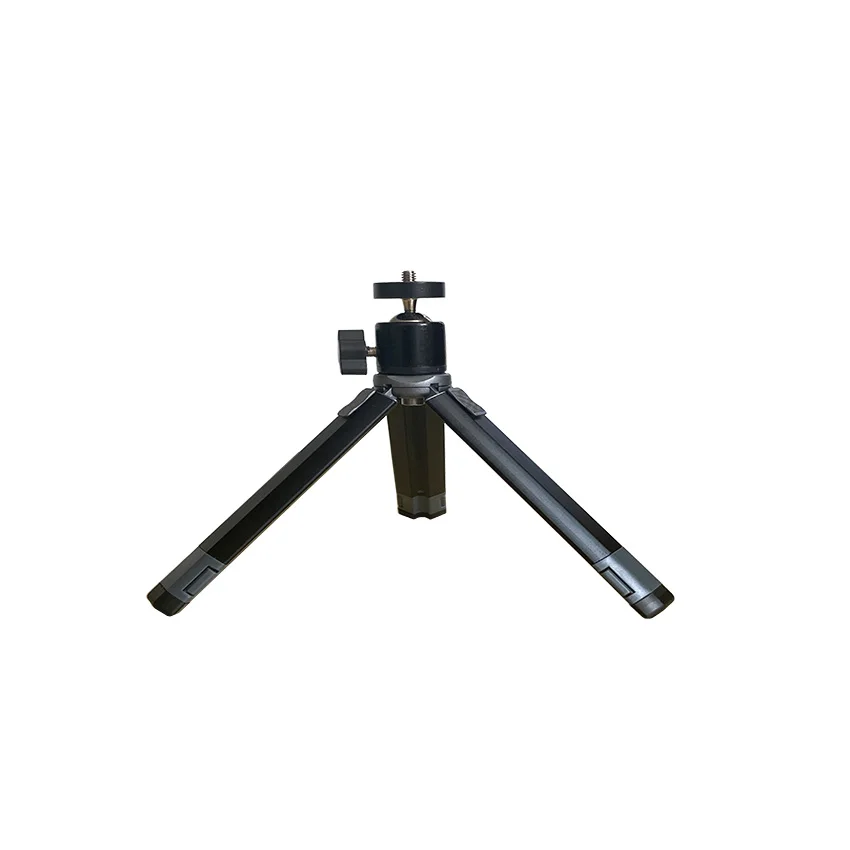 

Lightweight Portable Flexible Mini Smartphone Mobile Cell Phone Holder Light Support Selfie Live Streaming Bracket Tripod Iphone, Black+gray