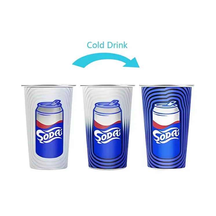 Custom Logo Reusable Food Grade Aluminum Cup Drop Resistant Commercial Cola Beer Cup for Party Bar Cold Drink Cup