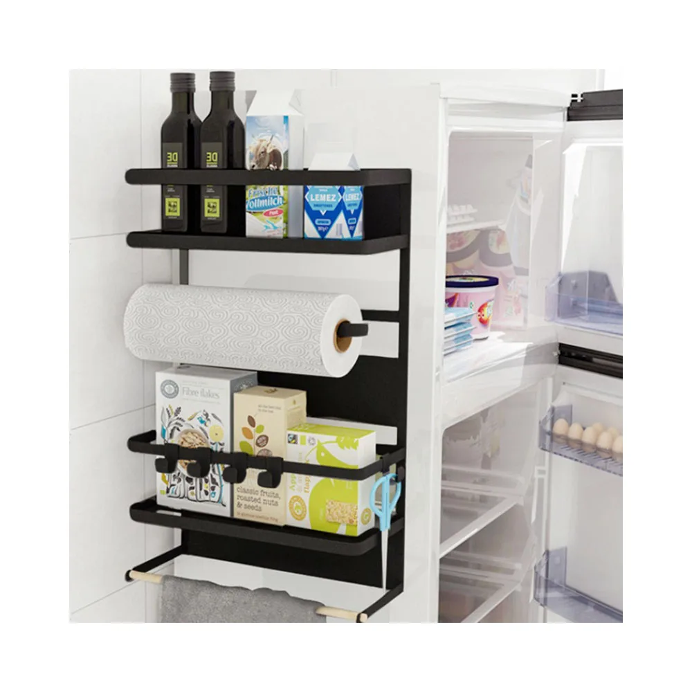 

Wholesale Refrigerator Rack Folding Rack Magnetic Fridge Organizer For Kitchen