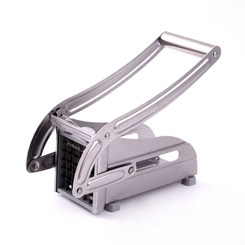 

Hot Sale French Fries Slicer Potato Chips Maker Stainless Steel Manual Potato Cutter