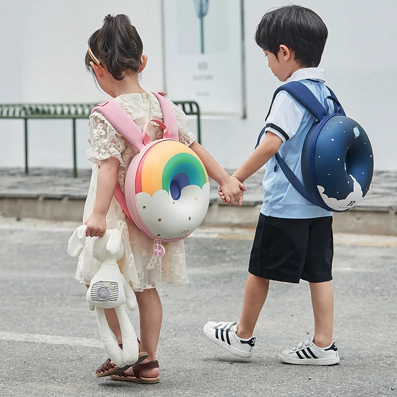 

Cosmos printed school bag rainbow backpacks girl boy kids kindergarten angel backpack kids mini backpack, Rainbow,angel,cosmos