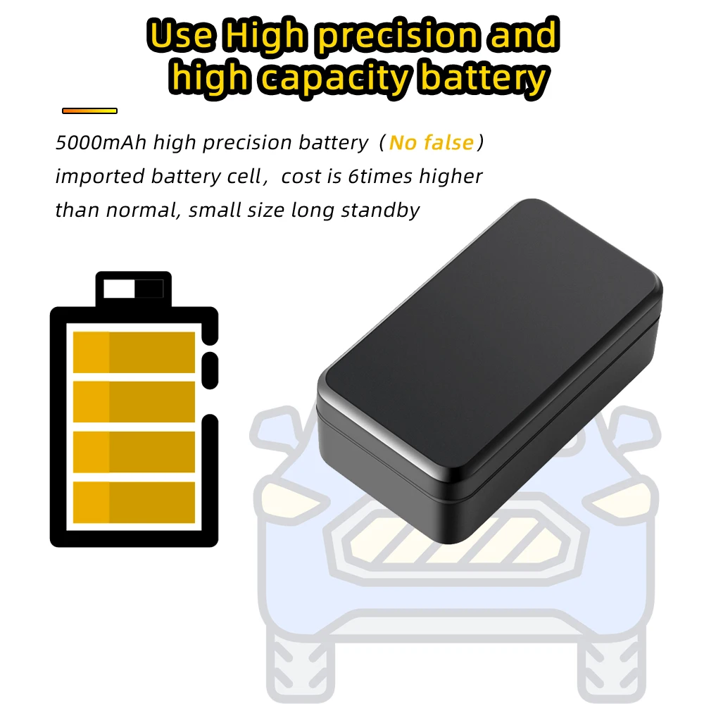 Big battery long lasting strong magnetic wireless 3G car GPS tracker for vehicle track container