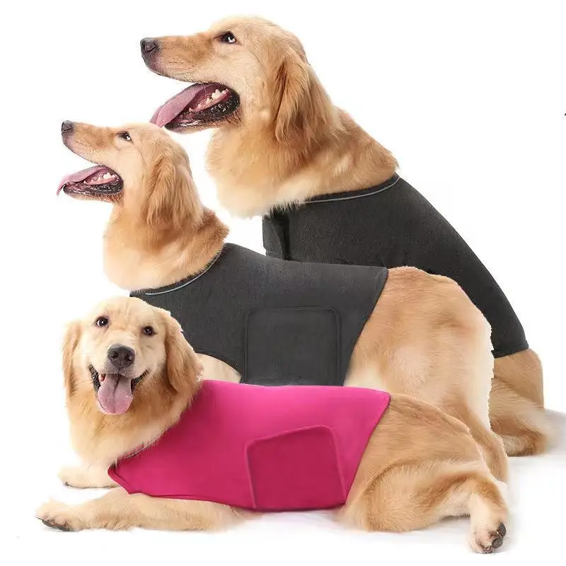

Pet comfort clothing anxiety Jacket Vest summer medical treatment mood calm cat clothing Amazon dog comfort clothing, Gray green rose red