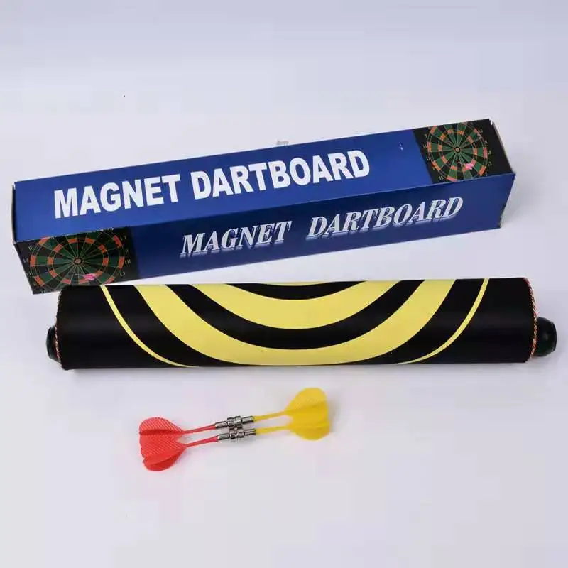 

17 inch double-sided magnetic dart board game with 6 pcs darts