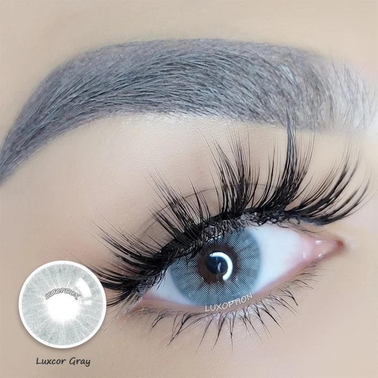 

New brand LUXOPTION CE ISO approved factory directly cheap price natural colors 1 tone wholesale colored eye contact lenses