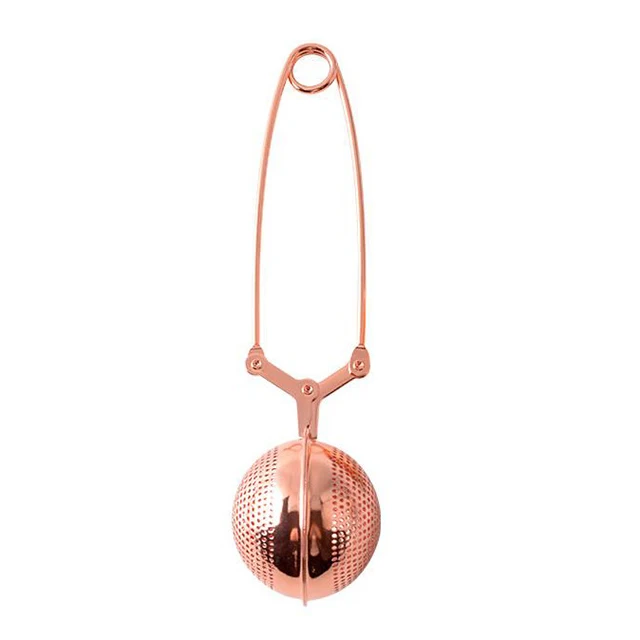 

Accept custom 304 stainless steel rose gold silver tea strainer metal tea strainer