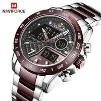 

NAVIFORCE 9171 Men Digital Watch LED Sport Military Mens Quartz Wristwatch Male Luminous Waterproof Clock Watches