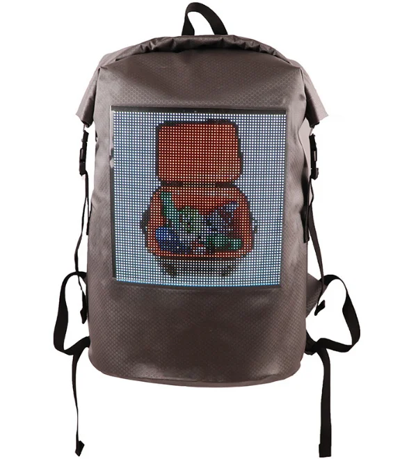 

Manufacturers Direct Sale Camping Portable Nylon Dry Bag Hiking Waterproof Bag With WiFi LED Light, Black