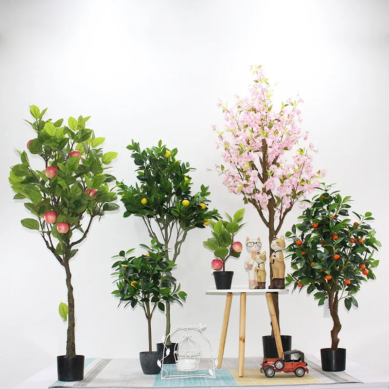 Fruit tree Artificial apple tree Orange trees for decoration
