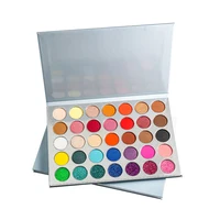 

High quality make up eyeshadow private label 35 Silver eyeshadow palette luxury eyeshadow palette