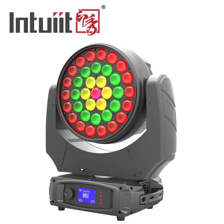 Factory price 370W RGBW 4 in 1 Emtting color and LED light source LED  moving head wash light