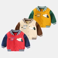 

Unisex cartoon printing french terry fabric baby coat baby outwear jacket