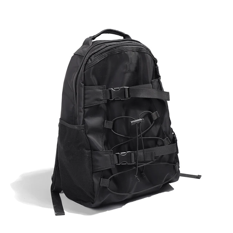 时尚滑板背包,带笔记本电脑隔层学院书包,休闲运动背包