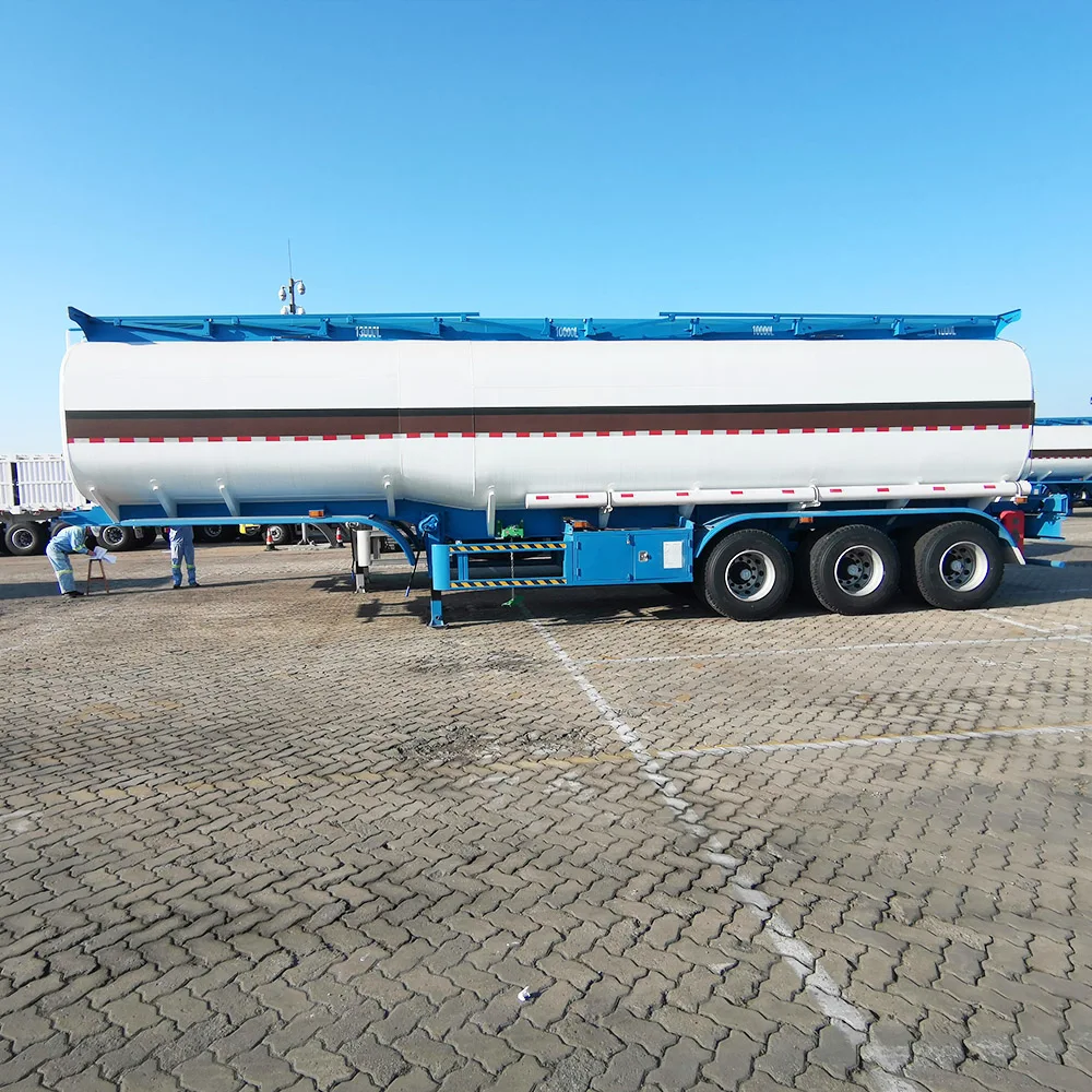 
Chengda brand 3 axles 45000 liters oil fuel tanker semi trailer 
