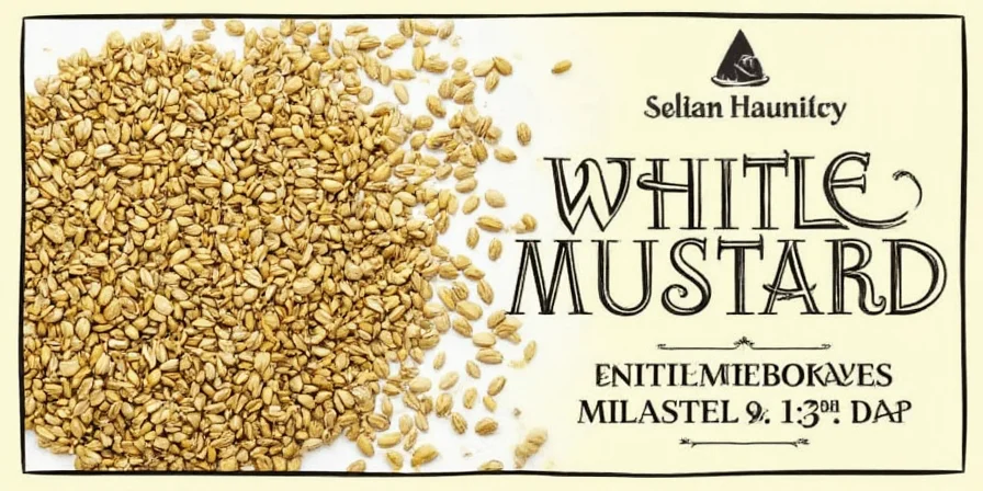 Mustard seeds used in Indian curry
