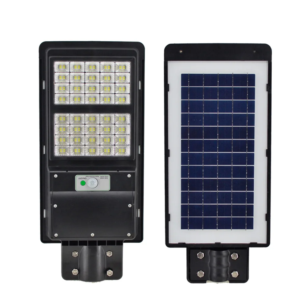 High lumen intelligent integrated all in one led solar power street light garden solar street light without pole