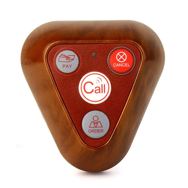 

Wireless Call Transmitter Button For Restaurant Customer Service Call Waiter