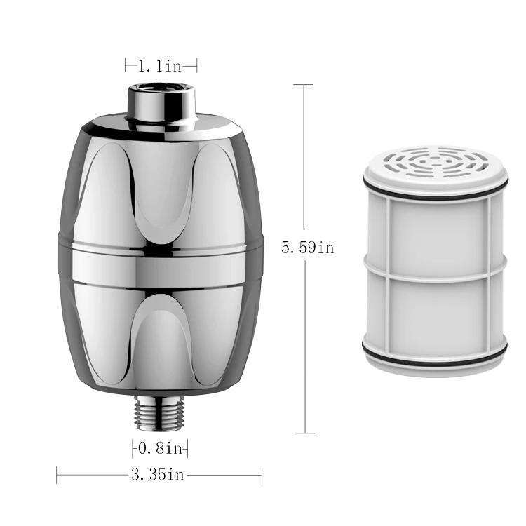 15 Stage Shower Filter With Filter Cartridge For Hard Water Buy