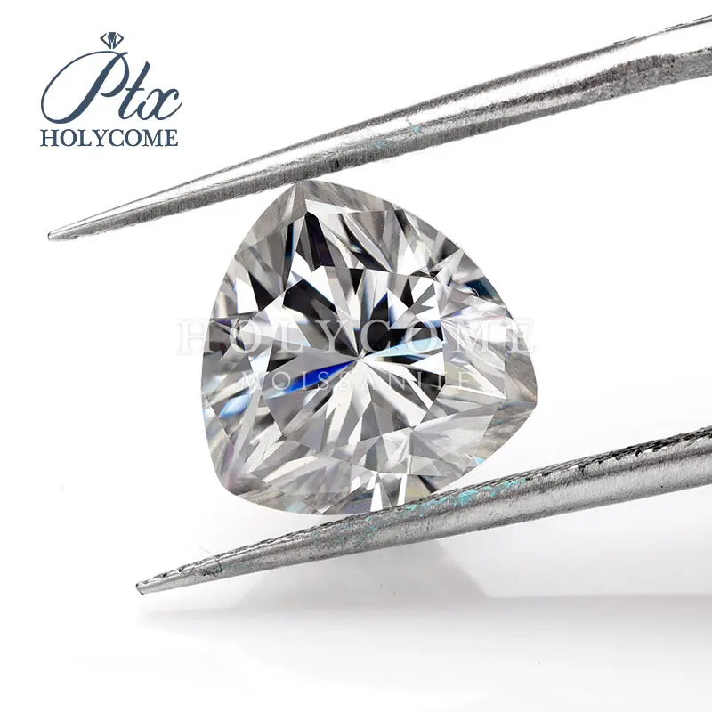

4*4mm D VVS1 Top Quality Trillion Cut Loose Moissanite Gemstone Factory For Fine Jewelry Wholesale Price Moissanite Diamond