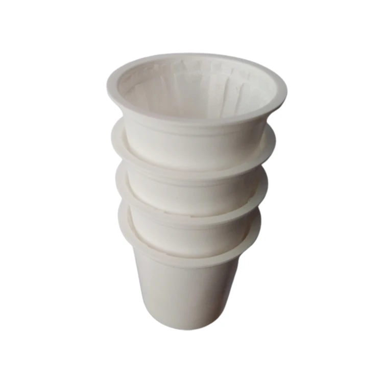 

Direct factory environmental eco-friendly disposable empty pp/ps/evoh k-cup filter, White black